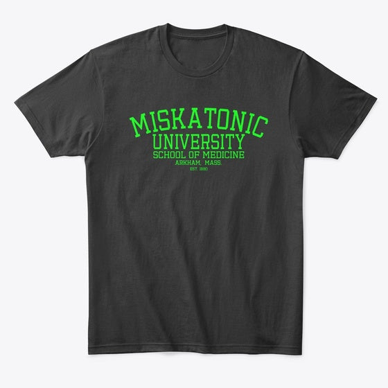 Miskatonic University Green text