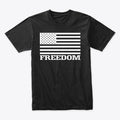 FREEDOM FLAG TSHIRT BLACK
