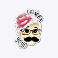 Grandma YoYo Diecut Sticker