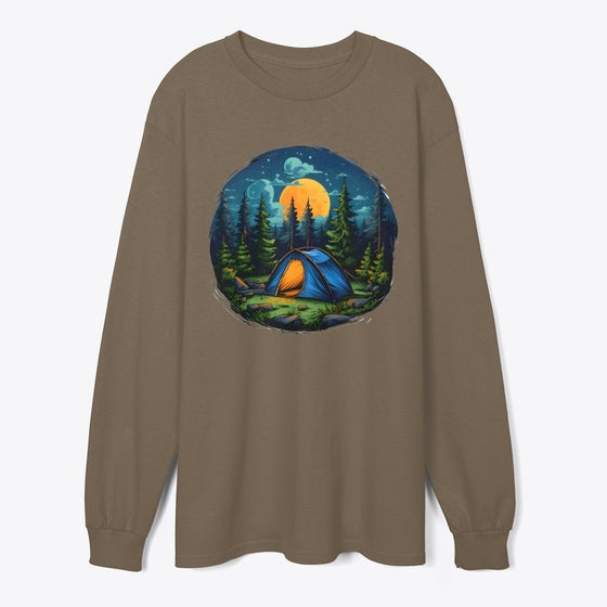 Camping in the jungle dark t shirts