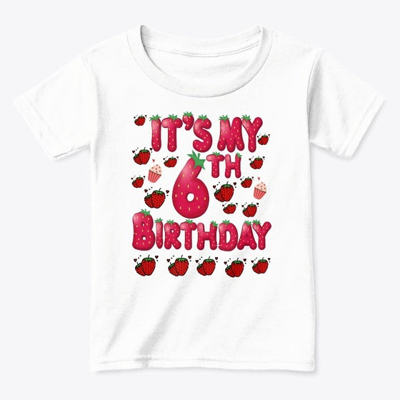 6-Year-Old Birthday Strawberry-Theme