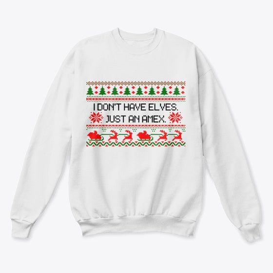 No Elves Ugly Christmas Sweater