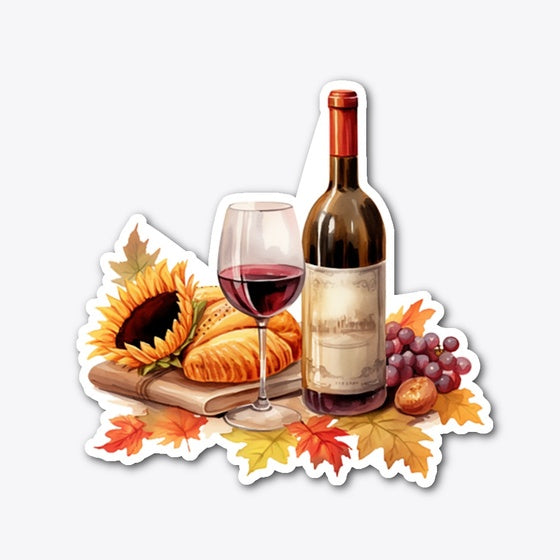 Autumn Harvest Wine Tee