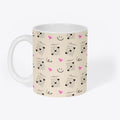 Valentine's day white ceramic mug gift