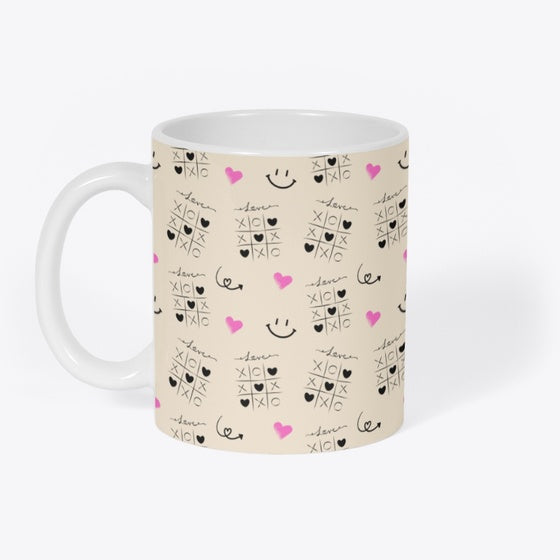 Valentine's day white ceramic mug gift