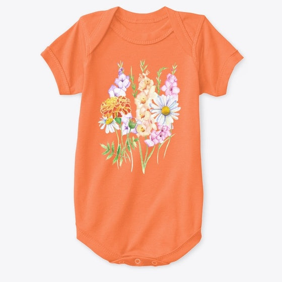 Floral Baby Onesie