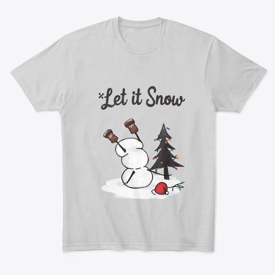 Let It Snow Snowman Cheer Merry Christma