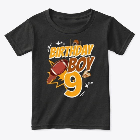 Age 9 Birthday Football Fan Party