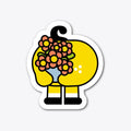 Chipp flowers sticker
