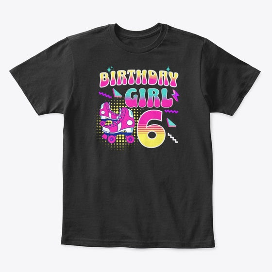 Age 6 Birthday Girl Party Roller Skating
