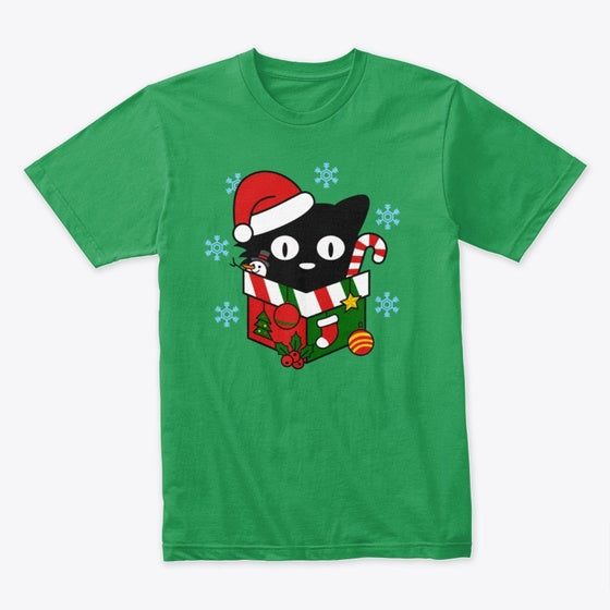 Christmas Cat in a Box
