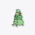 Hideous Stacked frogs