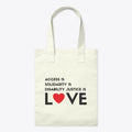 Love Is tote bag