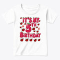 5th Birthday Strawberry-Theme Age 5