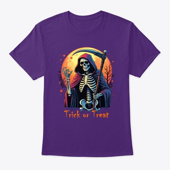 Scary Halloween Grim Reaper Tee