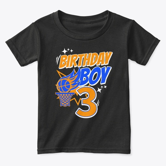 3rd Birthday Boy Basketball-Themed Party