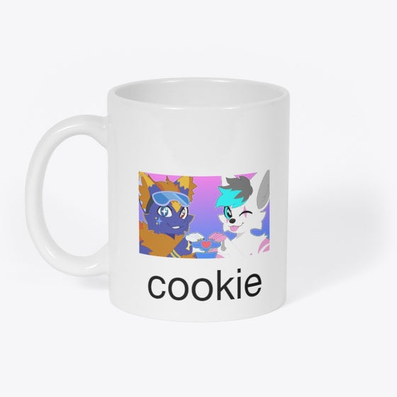 Cookie (star) and Biscuit (cozzys) mug