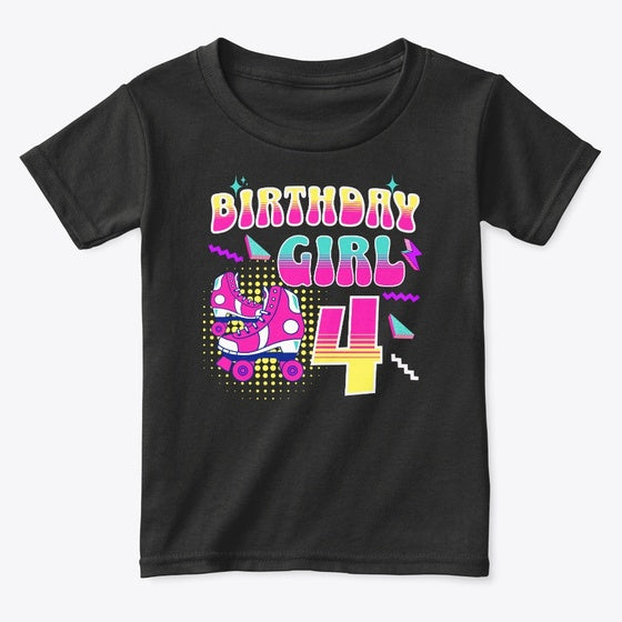 4-Year-Old Birthday Girl Roller Skate