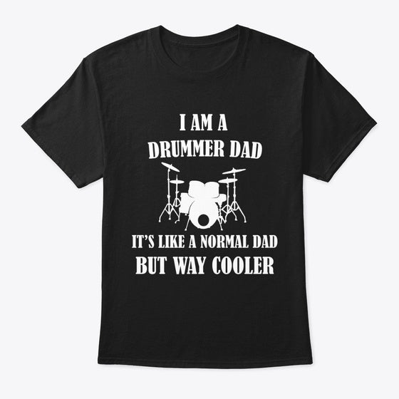 Drummer Dad Funny Design