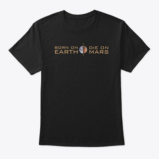 Born on Earth Die on Mars (gold)