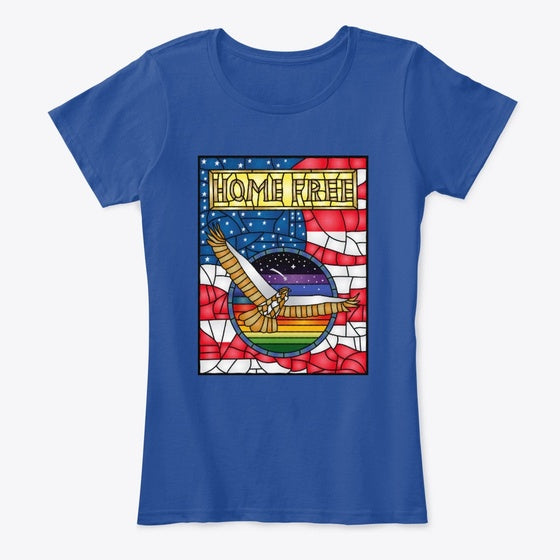 Home Free Stained Glass Women's Tee