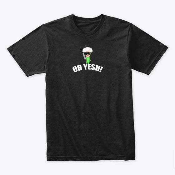 Oh Yesh Betty Black Cotton T-Shirt
