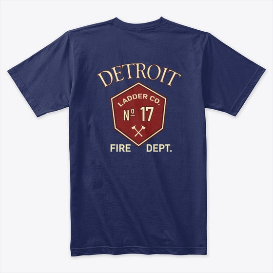 Detroit Fire Department Ladder 17 Shirts