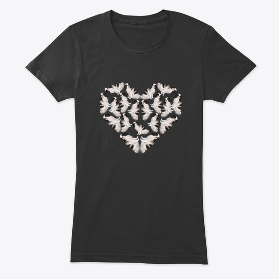 valentine's gift Japanese Chin t shirt
