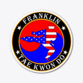 Franklin Taekwondo Car Sticker