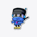 Excited Simply Chris Sticker