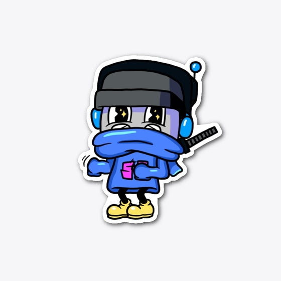 Excited Simply Chris Sticker