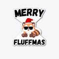 Merry Fluffmas funny Red Panda Christmas