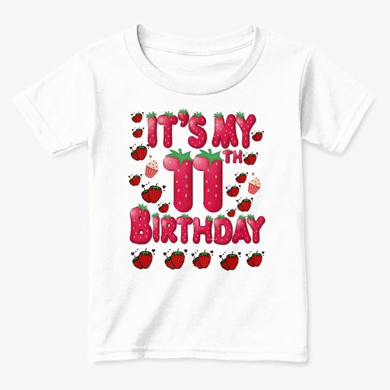 11-Year-Old Birthday Strawberry-Theme