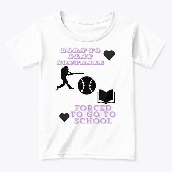 born to play softball