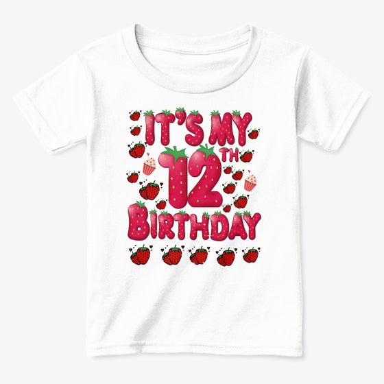 12-Year-Old Birthday Strawberry-Theme