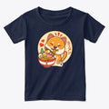 Shibu Inu enjoying ramen Itadakimas