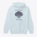 Free Sings the Sea Hoodie Seashell