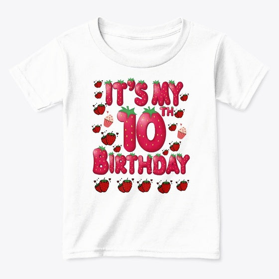 10-Year-Old Birthday Strawberry-Theme