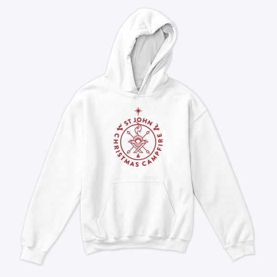 Christmas Campfire Red Logo