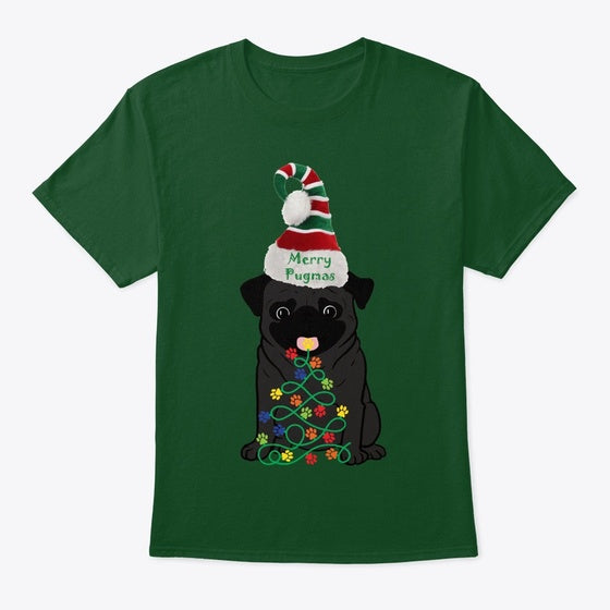 Merry PugMas Black Pugs
