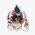 ll 5 shih tzu flag die cut