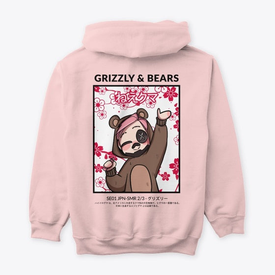 Japanese Summer Hoodie Sea Pink
