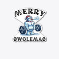 Merry Swolemas Funny workout Snowman