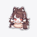Gamer Fox Flip off Sticker