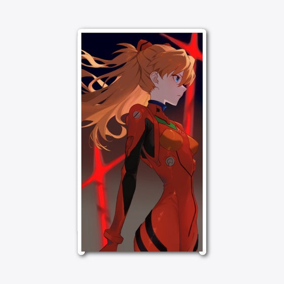 Red Lady Staring Off In The Distance