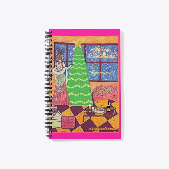 Art Deco Xmas Notebook