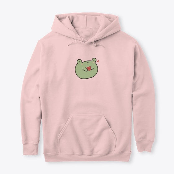 Frog Holding Heart