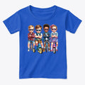 Toddlers on trickes with shades