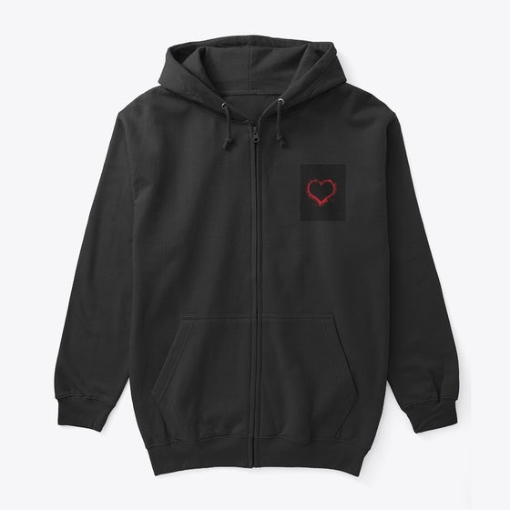 Splatter heart