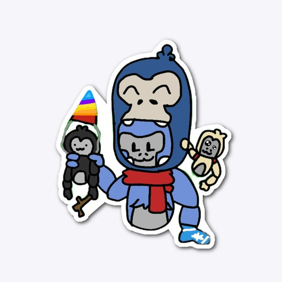 Monke sticker 2 0